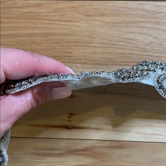 Crystal bridal beaded belt sash wedding - Picture 7 of 16